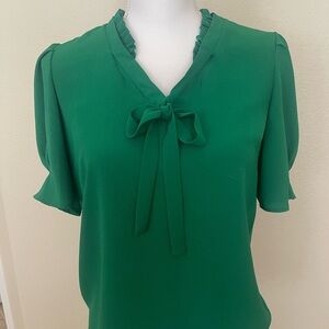 CeCe Women's Top with Bow Detail